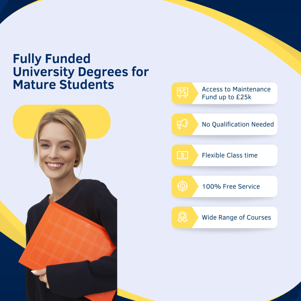 Government Funded Courses for Mature Students in the UK